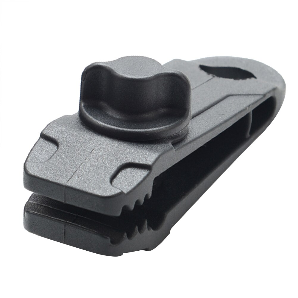 Cheap Goat Tents 1pcs Tent Clip Outdoor Camping Nylon Heavy Duty Windproof Awning Clamp Grip for Garden Shade Cloth Tent Accessories Black   